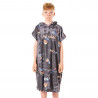 HOODED PRINT TOWEL BOY WASHED BL