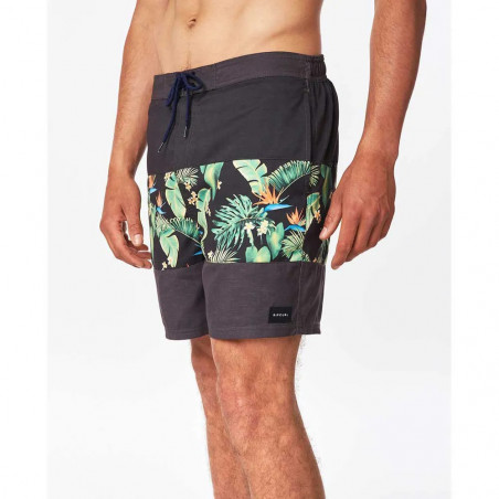 BLOCKING SEMI BOARDSHORT  BLACK