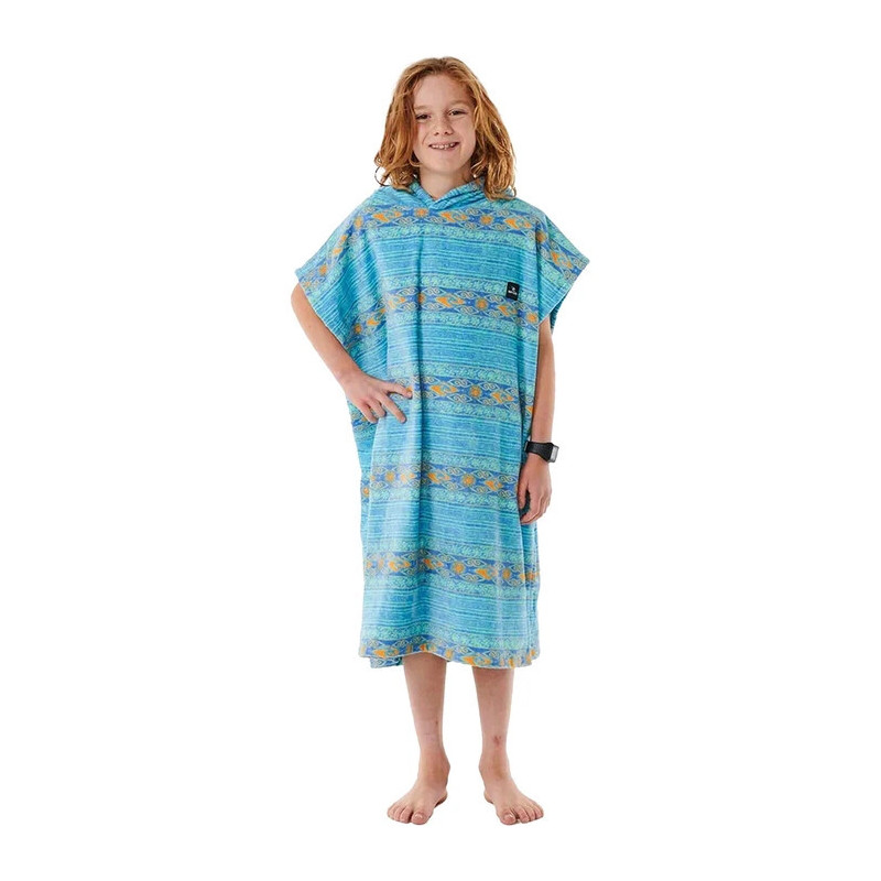 Mixed hooded towel boy aqua