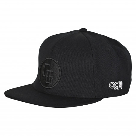 CG Snapback, Black, One Size