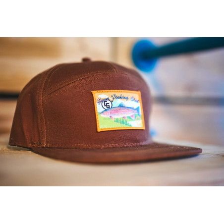 Gone Fishing 7 Panel, Brown, One Size