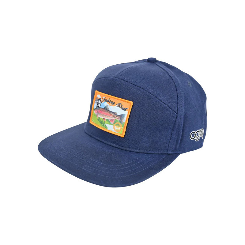 Gone Fishing 7 Panel, Navy, One Size