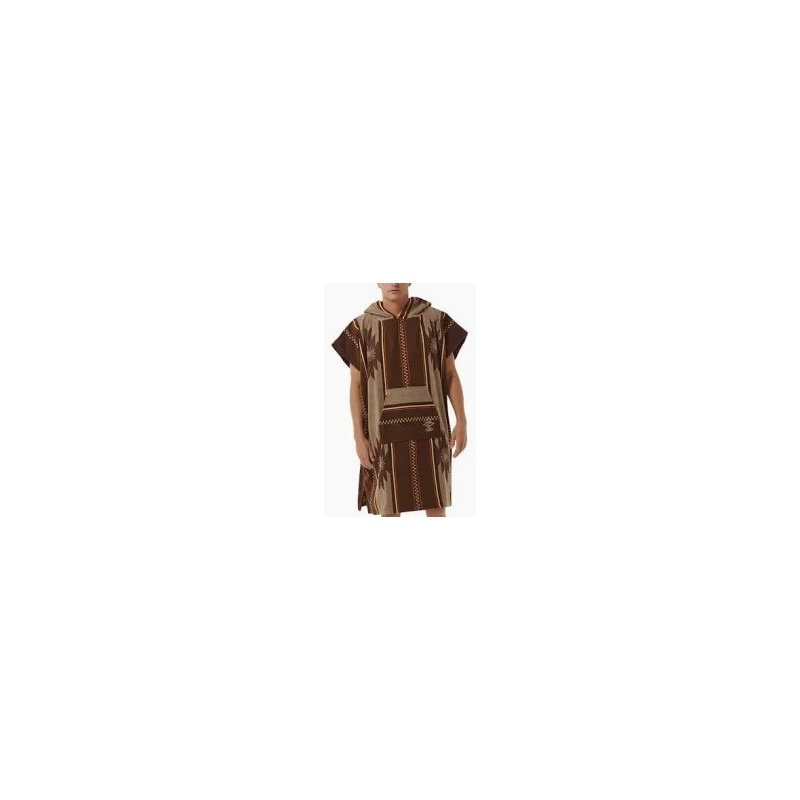 SEARCHERS HOODED TOWEL - DUSTED CHOCOLATE