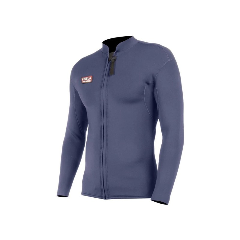 SOLID SETS 2MM FRONT ZIP JACKET-DNL