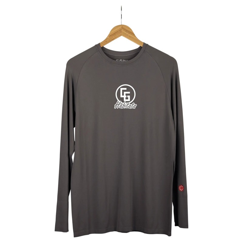 Habitats Logo Long Sleeve Tech T-Shirt